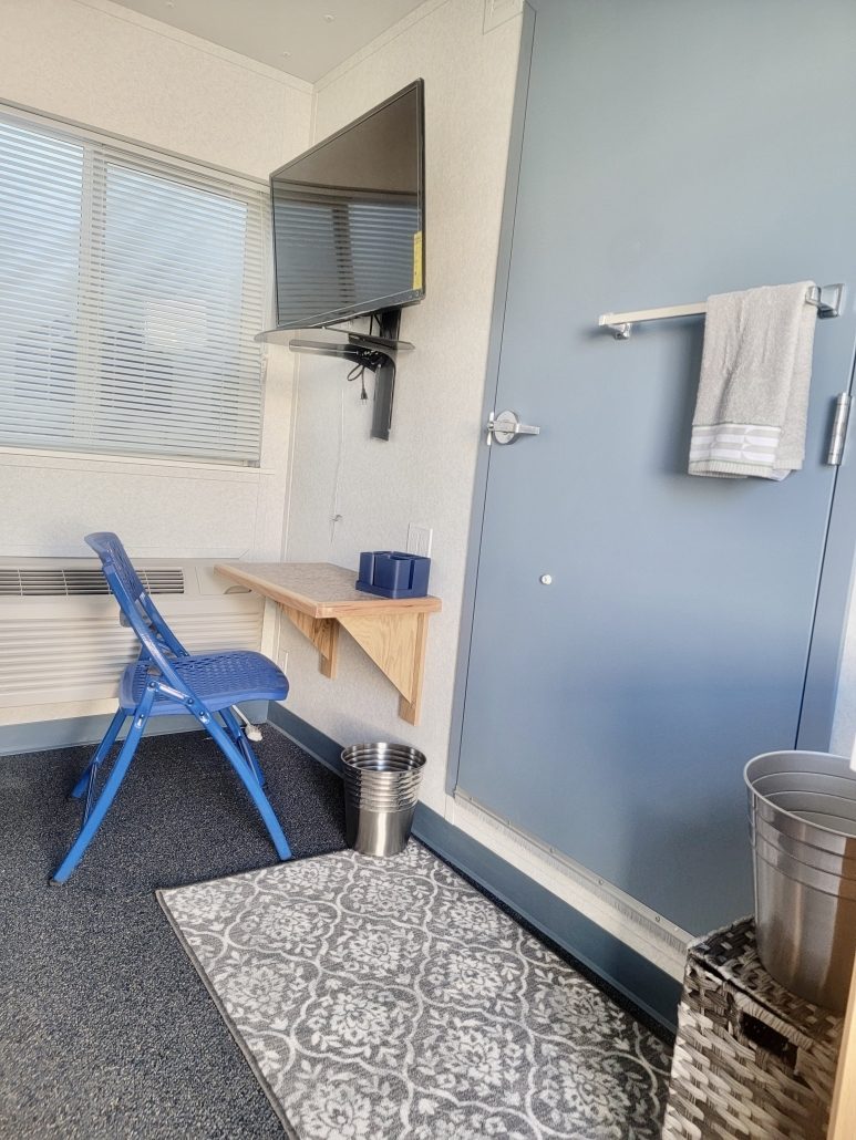 Private bathroom / vanity in VIP room