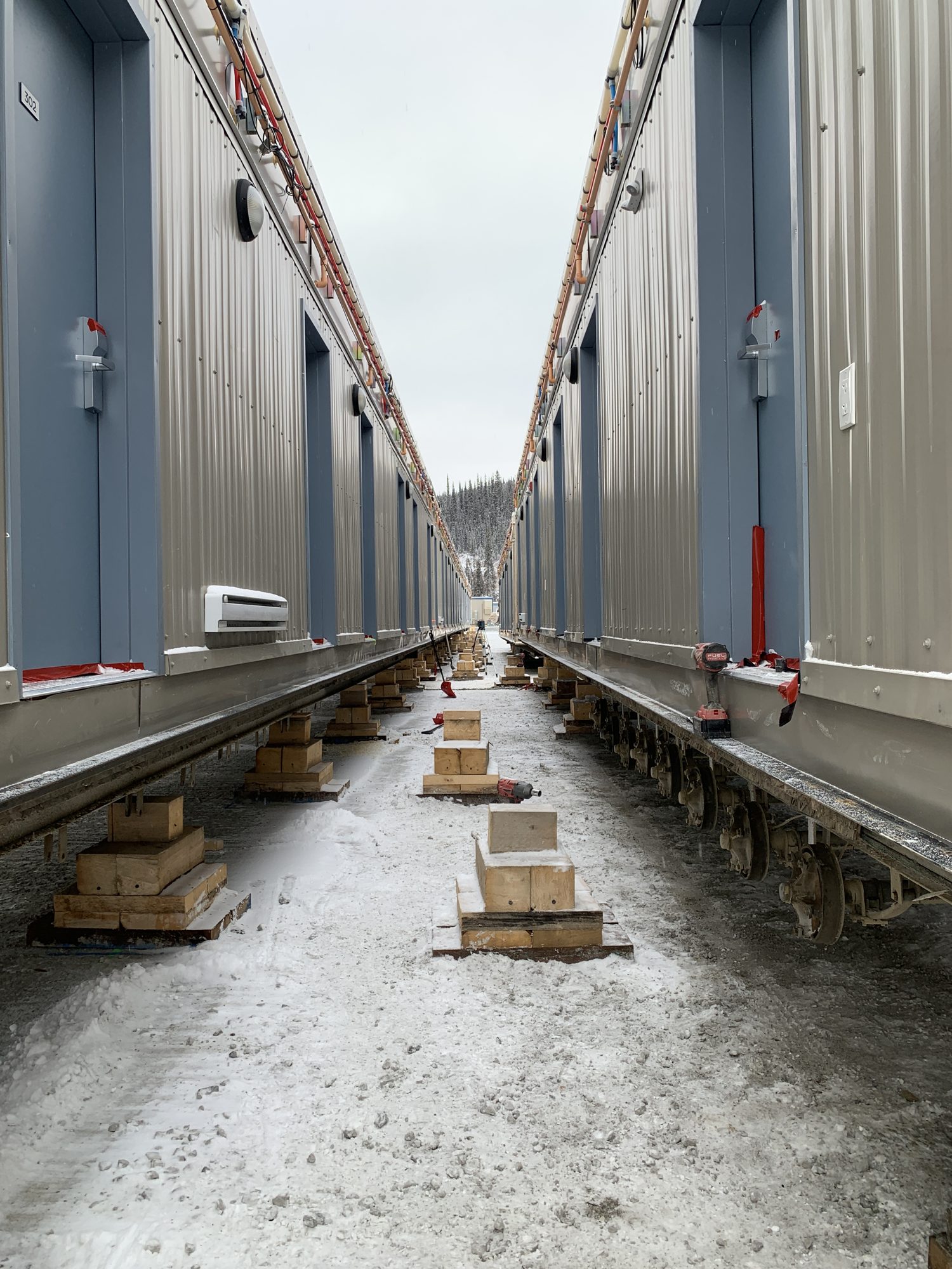 Modules being set, view between rows